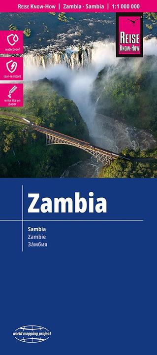 Produktbild Landkarte Sambia / Zambia (1:1.000.000)