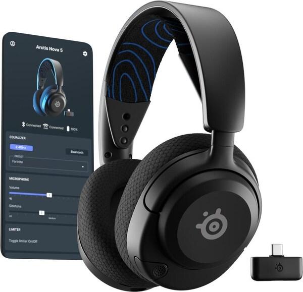 Actual product image SteelSeries Arctis Nova 5X Wireless (black) (Wireless)