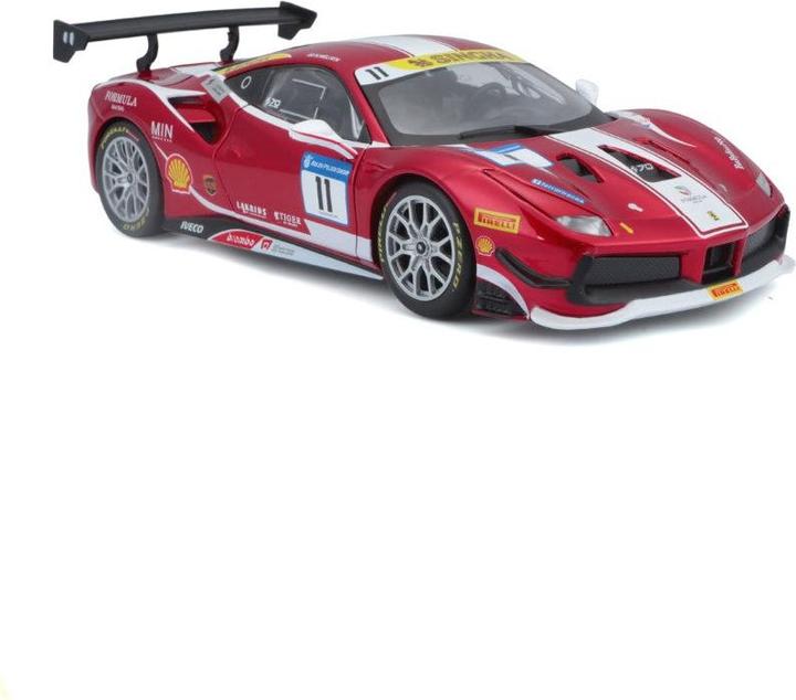 Produktbild Bburago Ferrari Racing Bausatz 488 Challenge 1/24 rot