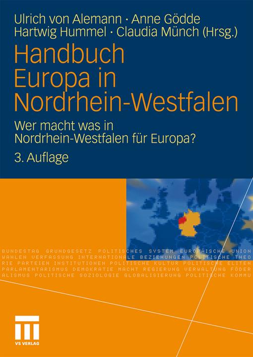 Produktbild Handbuch Europa in Nordrhein-Westfalen (Deutsch, Anne Gödde, Ulrich Alemann, Claudia Münch, Hartwig Hummel, 2010)
