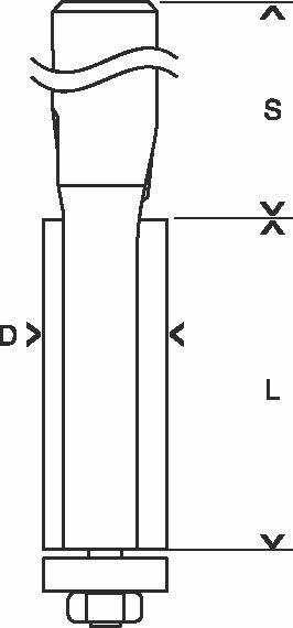 Immagine prodotto Bosch Professional Zubehör Fresa a filo Expert per laminato di legno, 8 mm, D1 12,7 mm, L 40 mm, G 84 mm
