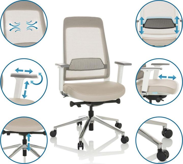Produktbild Hjh Office Chiaro T2 White