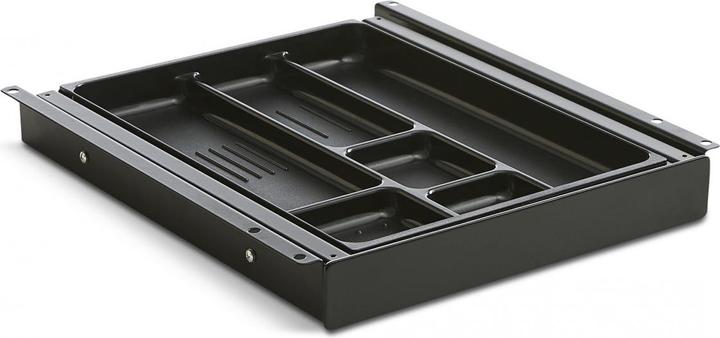 Produktbild TecLines TUS014B ausziehbare Unterbau Schublade S, schwarz