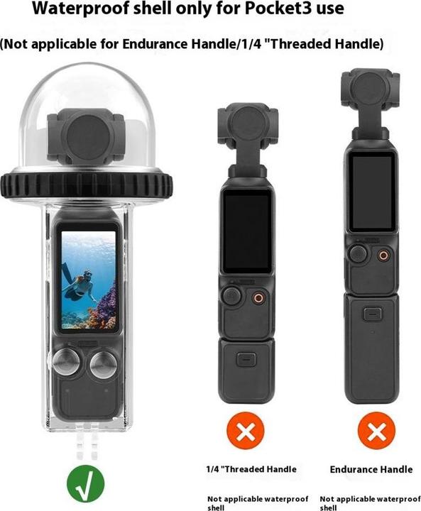 Image du produit Ueli Express DJI Osmo Pocket 3 Wasserdichtes Tauchgehäuse 40m (Osmo Pocket 3)