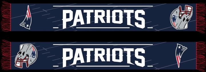 Great Branding New England Patriots HD Knitted Jaquard Scarf