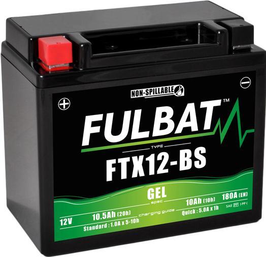 Actual product image Fulbat FTX12-BS Gel (12 V, 10.50 Ah, 180 A)