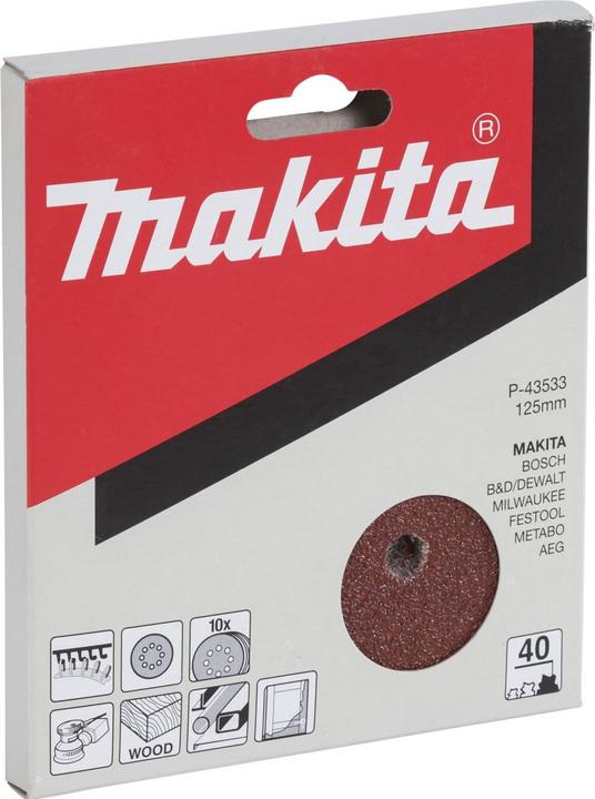 Immagine prodotto Makita Carta vetrata eccentrica con velcro (40)