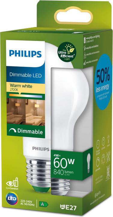 Produktbild Philips LED Classic (E27, 4 W, 840 lm, 1 x, A)