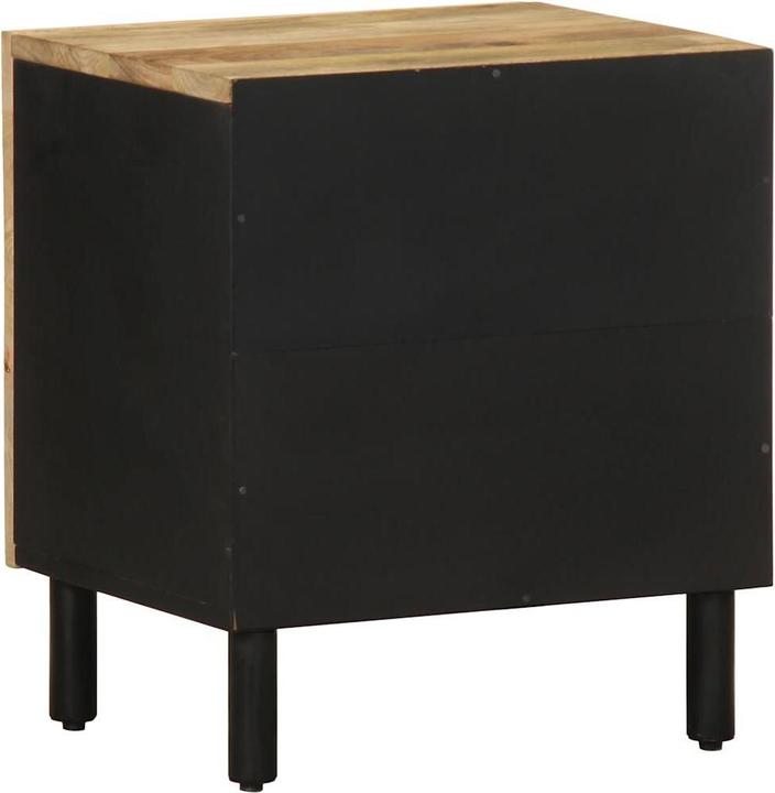 Immagine prodotto VidaXL Comodino Comodino Cassettiera Comodino Consolle 2 pezzi. Legno di mango grezzo (40 x 33,5 x 46 cm)
