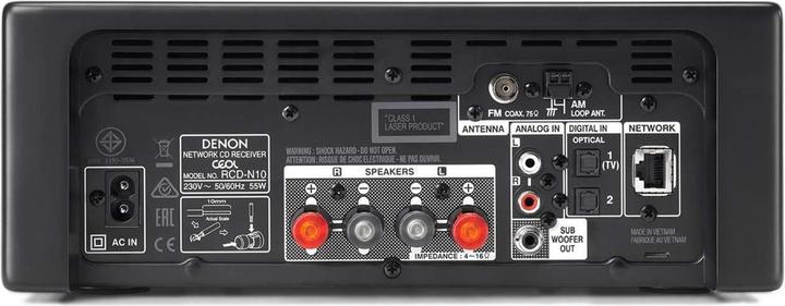 Image du produit Denon CEOL RCD-N10 (Bluetooth, WiFi, 1x 65 W)