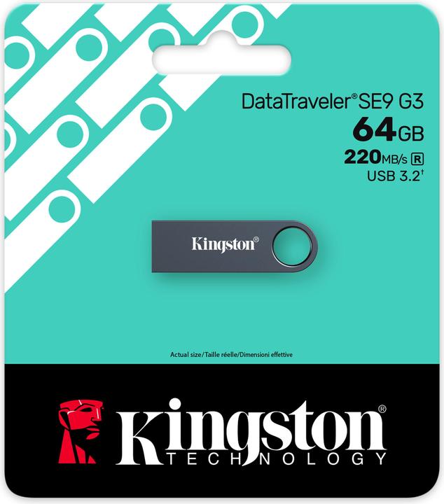 Produktbild Kingston DataTraveler SE9 G3 (64 GB, USB 3.2)