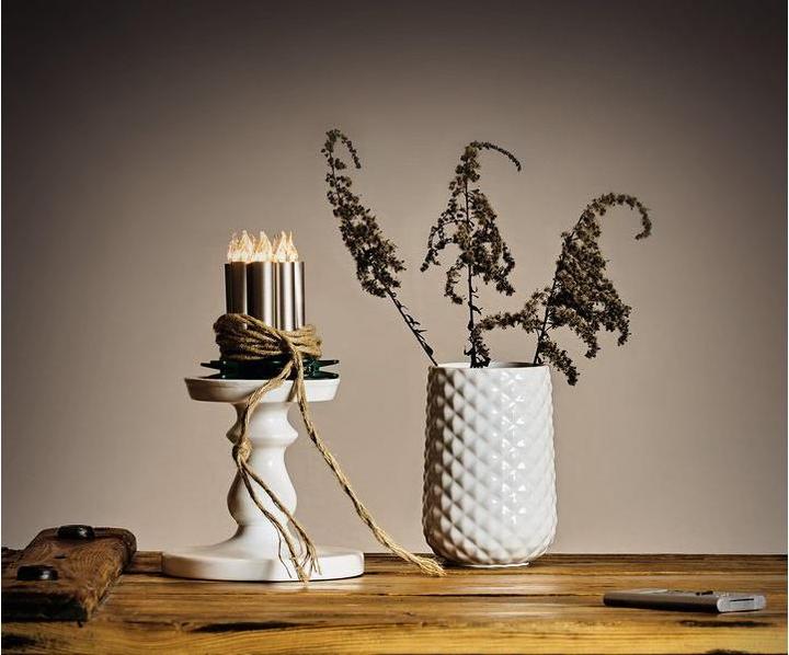 Produktbild Krinner LED Christbaumkerze Superlight Starter-Set (12 x)