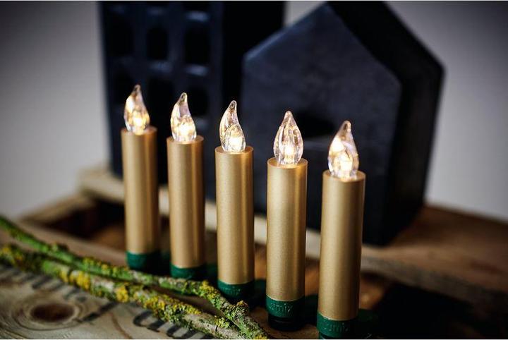 Produktbild Krinner LED Christbaumkerze Superlight Starter-Set (12 x)