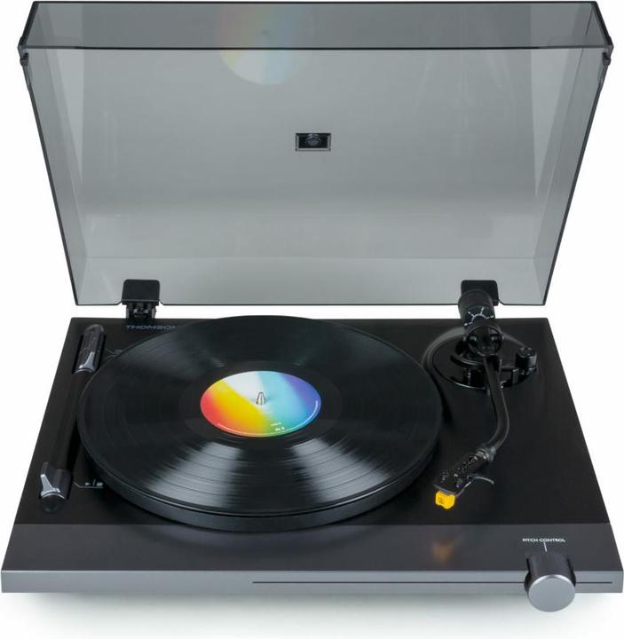 Actual product image Thomson TT700 turntable black (Semi-automatic)