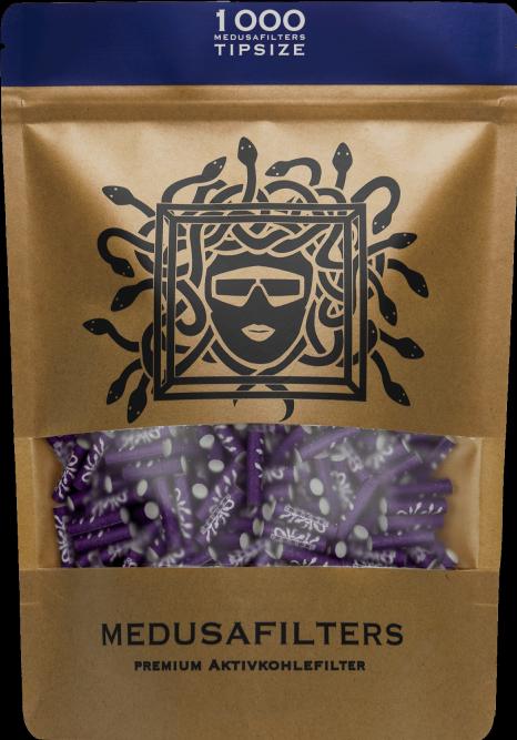 Produktbild Medusafilters 1000er Pack Violet Edition - Hybrid Aktivkohlefilter