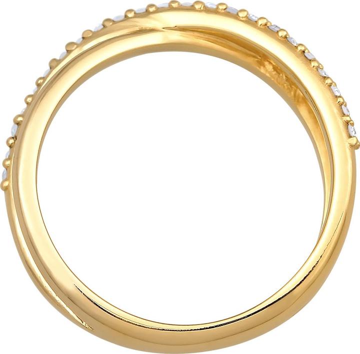 Produktbild Elli Kristall Ring, Twisted (52, 925 Silber)