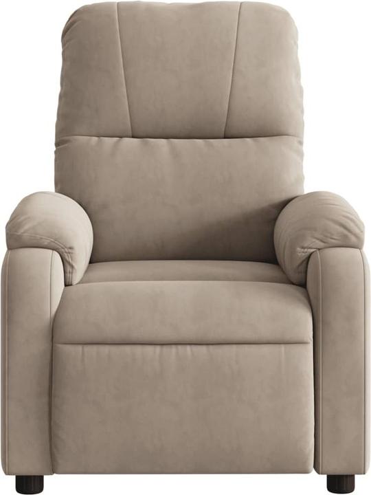 Image du produit VidaXL Fauteuil de massage Taupe Tissu microfibre,Couleur : Taupe,Matériau