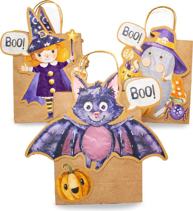 Produktbild Papierdrachen 3 Kinderlaternen Halloween - Set 01