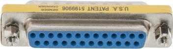 Immagine prodotto Valueline Adattatore seriale D-SUB 25 pin maschio - D-SUB 25 pin femmina in metallo (0.05 m)