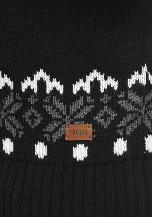 Actual product image Solid Norwig Men's Jumper Chunky Knit Pullover With Crew Neck (XL)