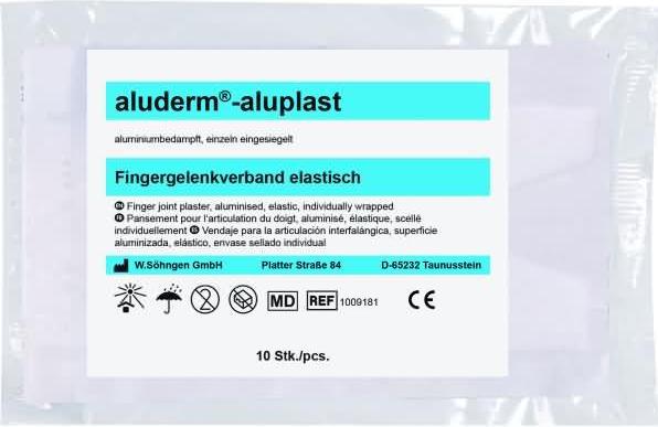 Söhngen aluderm aluplast Fingergelenkpflaster elastisch 4x7.2cm, einzeln, 10 Stk. (10 x)