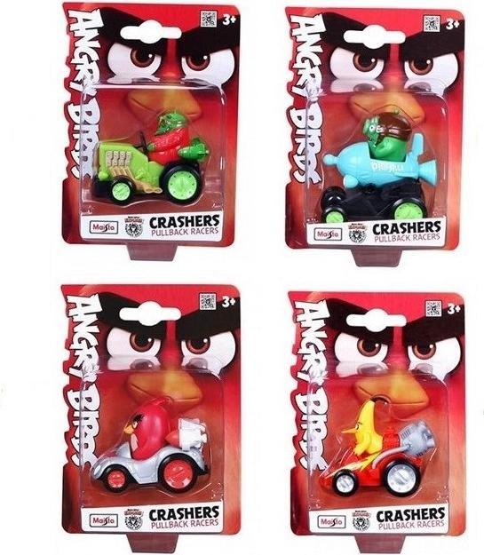 Actual product image Maisto Angry Birds Crashers Retreat Cars