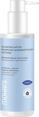 Image du produit Mohani Dermoémulsion hydratante pour le nettoyage du visage à base de gluconolactone, d'ectoïne et de (Lait nettoyant)
