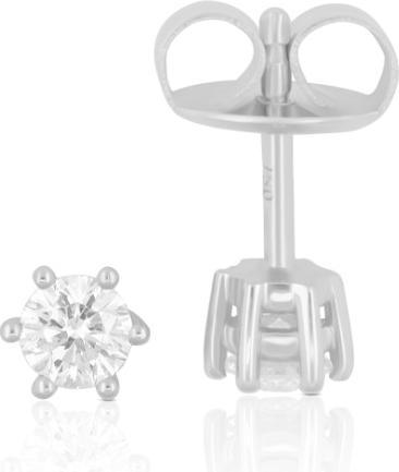 Image du produit Muau Boucles d'oreilles monture 6 poignées (Or blanc 750)