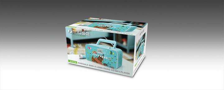 Productafbeelding Muse M29KB Kinder-CD-speler CD, FM, USB Incl. microfoon (FM, MW, PLL)