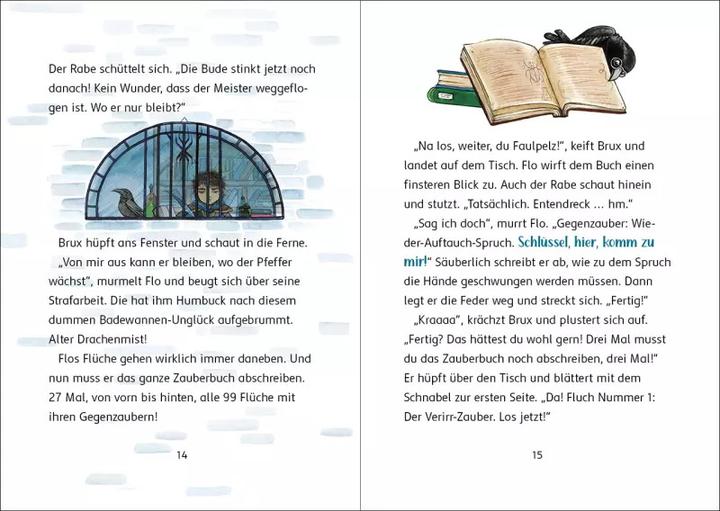 Actual product image The Sorcerer's Apprentice (Volume 1) - Curse of the Warlock (German, Leonie Daub, Loewe first readers, Anna dove, 2022)