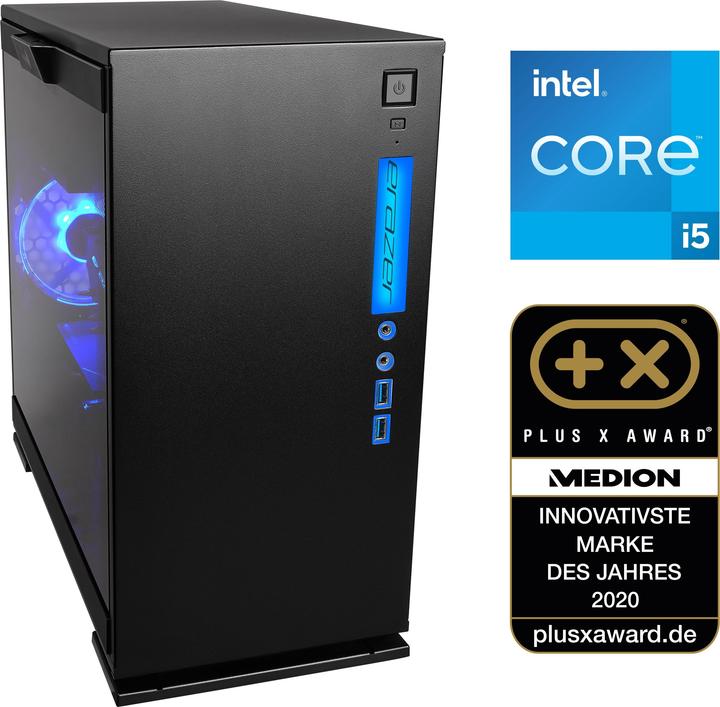 Produktbild Medion Erazer Engineer P10 RTX 3060 (Intel Core i5-12400F, 16 GB, 512 GB, GeForce RTX 3060)