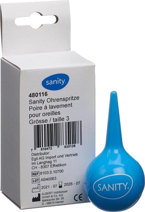 Actual product image Sanity Ear syringe