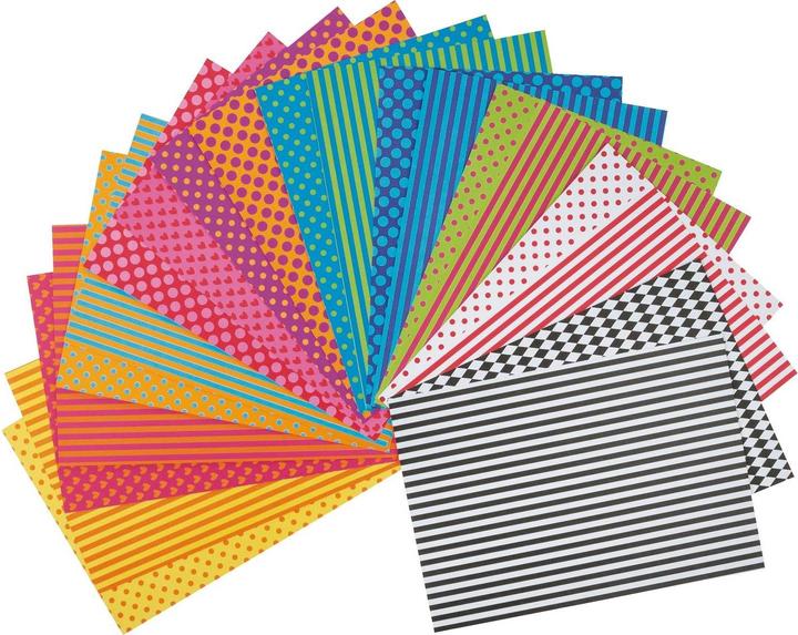 Produktbild Creativ Company Bedrukt Karton Kleur A4, 20 Vellen (250 g/m², 20 x)