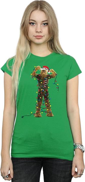 Produktbild Star Wars Chewbacca Christmas Lights TShirt (L)