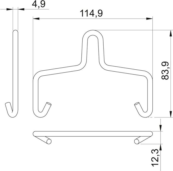 Immagine prodotto OBO Bettermann Staffa di sospensione AHB 100 D5 FT per AZK 100 e LTS 100 pc F 6066510