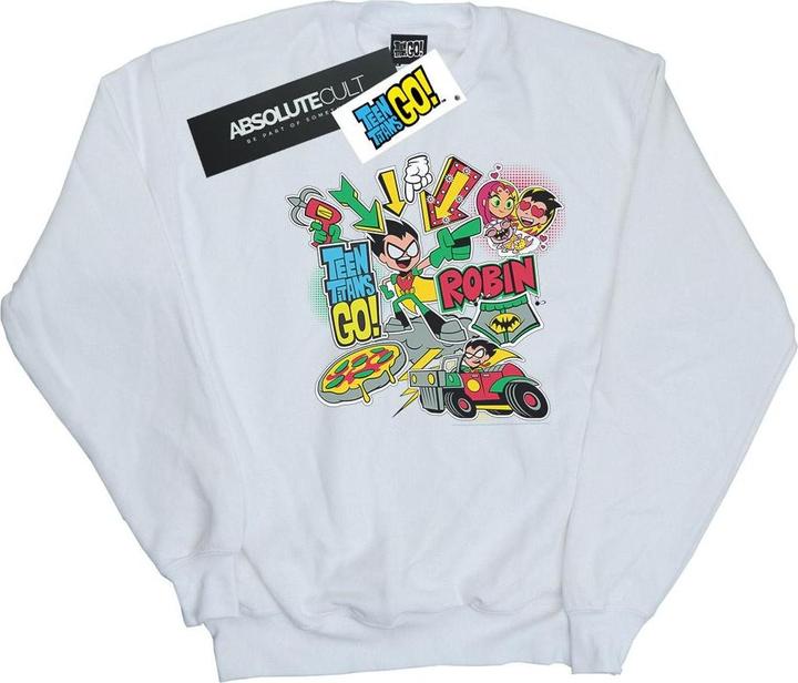 Teen Titans Go Robin Montage Sweatshirt Mädchen