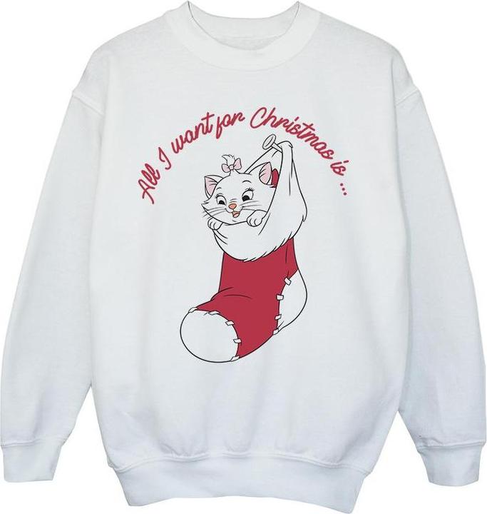 Disney Aristocats Marie Xmas Sweatshirt Mädchen