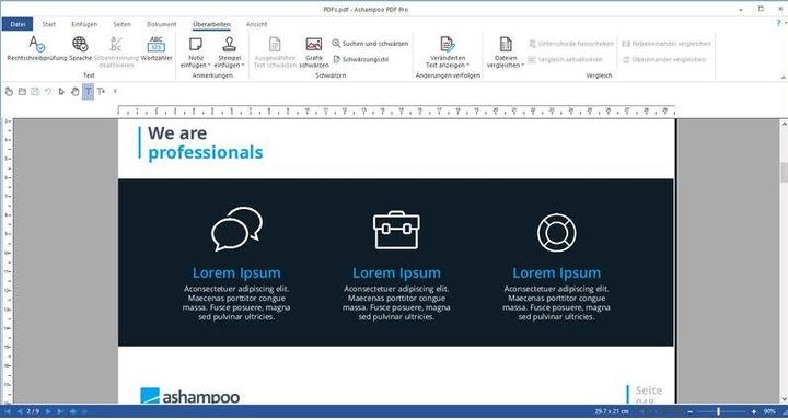 Immagine prodotto Ashampoo PDF Pro 4 ESD, versione completa, 1 PC, famiglia di prodotti (1 Utente, Senza limiti)