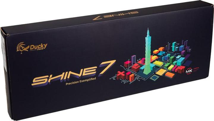 Image du produit Ducky Clavier de jeu Shine 7 PBT, MX-Red, RGB LED - blackout (US) (US, Filaire)