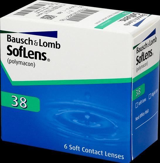 Image du produit SofLens 38 Lentilles mensuelles (6 pièce(s), Lentille mensuelle, Sphérique)