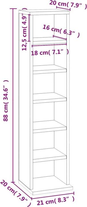 Image du produit VidaXL CD-Schrank