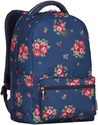 Actual product image Wenger Travel Backpack Colleaque 606469 Navy Floral Print