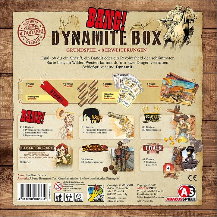 Image du produit Abacus BANG! Dynamite (d) (Allemand)