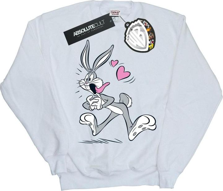 Actual product image Looney Tunes Girls Bugs Bunny In Love Sweatshirt (140, 146)