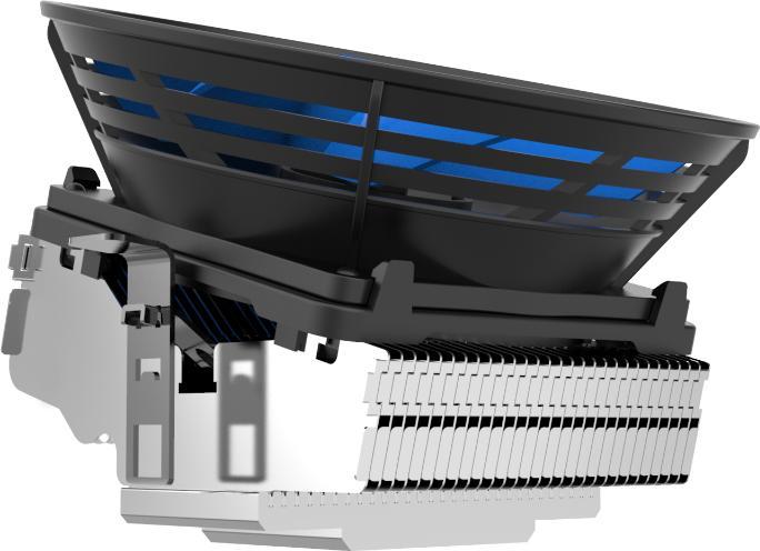 Actual product image Pccooler Q121-V2 Top Blow
