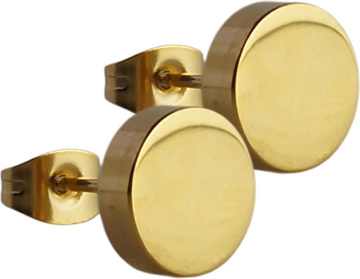 Star Piercing Ohrstecker Fake Plug vergoldet (Chirurgenstahl 316L, ohne Messing)