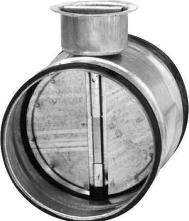 Actual product image Lindab Spjaeld afspaerringstaet DTU 100