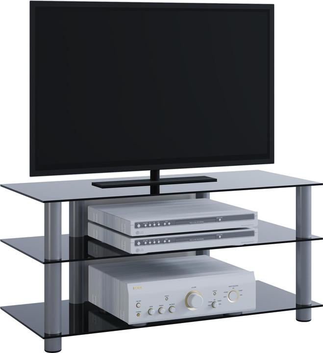 Produktbild VCM Netasa Schwarzglas (95 x 40 x 45 cm)