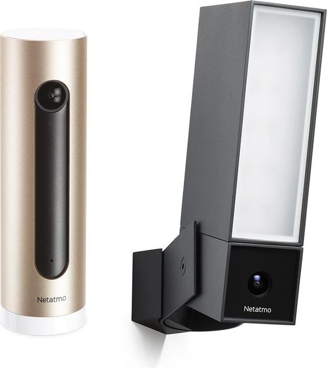 Immagine prodotto Netatmo Pacchetto telecamera per esterni + telecamera per interni (1920 x 1080 Pixels)