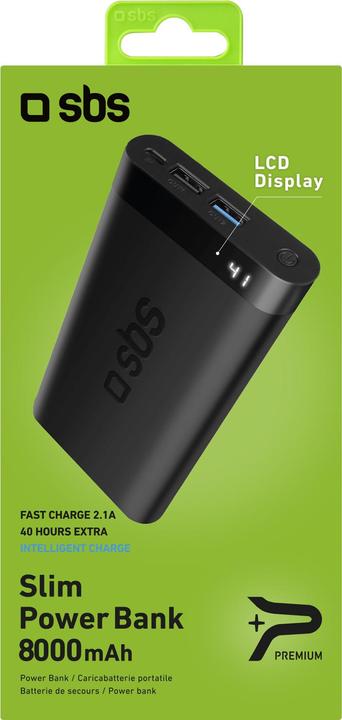 Produktbild SBS Slim Power Bank 8000 mAh